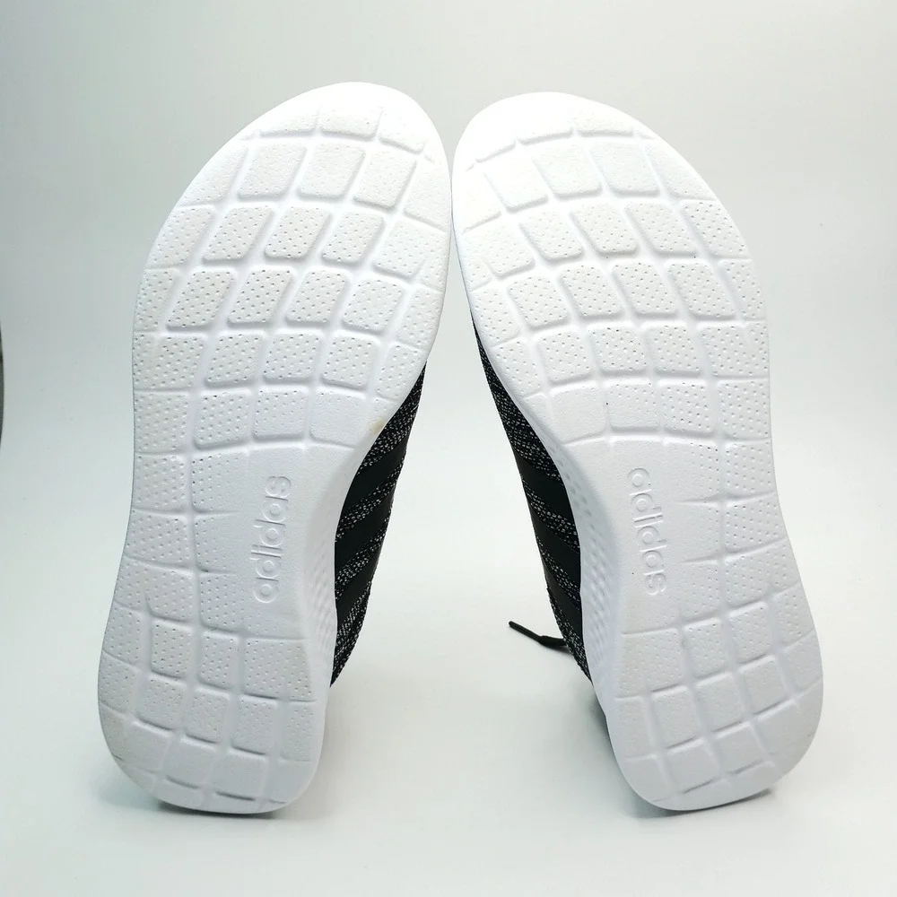Adidas Puremotion Running Shoes Men Size 10 Black White FX8921 Knit Sneaker